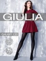 Kryjące, błyszczące rajstopy Galaxy 120 marki Giulia, czarne, rozm. M