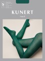 Eleganckie, wzorzyste rajstopy w modnych kolorach marki KUNERT, zielone, rozm. M