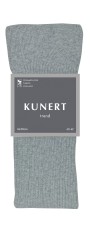 Miękkie bawełniane rajstopy w prążki marki KUNERT, czarne, rozm. S