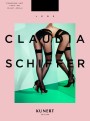 Kunert Claudia Schiffer Legs Bow - Rajstopy ze wzorem imitującym pończochy z paskiem, czarne, rozm. S