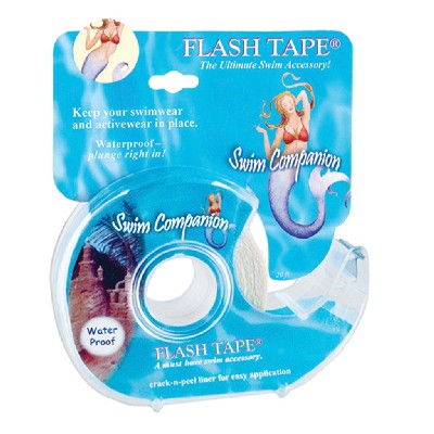 Braza Swim Companion Flash Tape - Wodoodporna, dwustronna ta&#347;ma do ubra&#324;