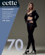 Kryjące rajstopy plus size modelujące sylwetkę Calgary marki Cette, czarne, rozm. 52-54