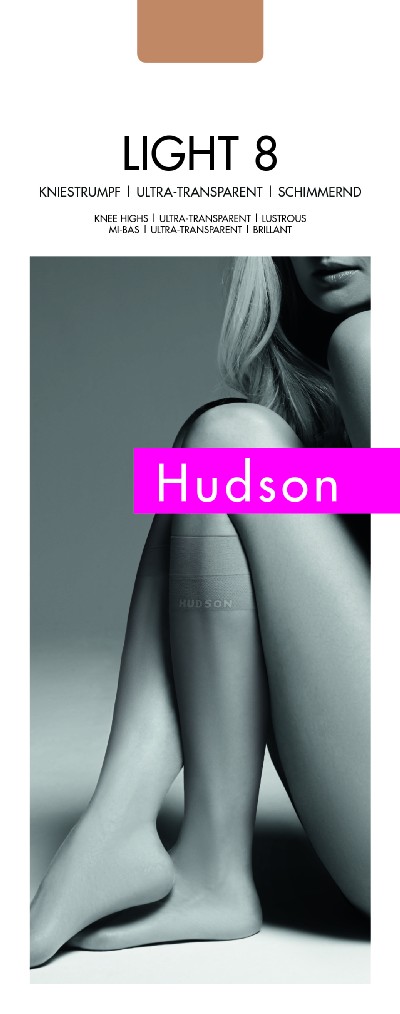 G&#322;adkie podkolan&oacute;wki na lato w stylu nude look Light 8 firmy Hudson