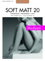 Gładkie matowe rajstopy Soft Matt 20 marki Hudson, czarne, rozm. XXL