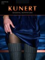 Rajstopy imitujące zakolanówki z warkoczowym splotem Melange Fairytale marki Kunert, fioletowe, rozm. L Rajstopy imitujące zakolanówki z warkoczowym splotem Melange Fairytale marki Kunert, fioletowe, rozm. L