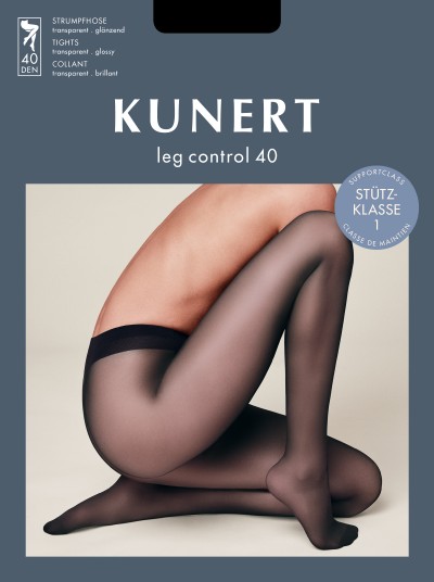 Rajstopy relaksuj&#261;ce ze stopniowanym uciskiem Leg Control 40 marki KUNERT, candy, rozm. S