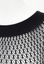 Bezszwowy top z geometrycznym wzorem marki Oroblu, czarny, rozm. S/M Bezszwowy top z geometrycznym wzorem marki Oroblu, czarny, rozm. S/M