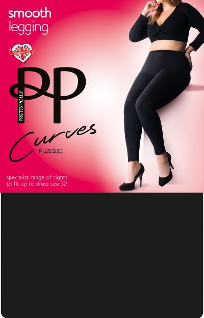 Kryj&#261;ce legginsy dla kobiet o pe&#322;nych kszta&#322;tach Smooth Leggings Curves Pretty Polly