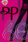 Kryjące, głdkie rajstopy 60 denier marki Pretty Polly, granatowe, rozm. S/M Kryjące, głdkie rajstopy 60 denier marki Pretty Polly, granatowe, rozm. S/M